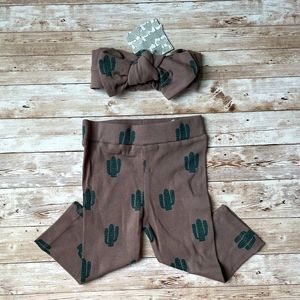 Kate Quinn Cactus Leggings and Headband